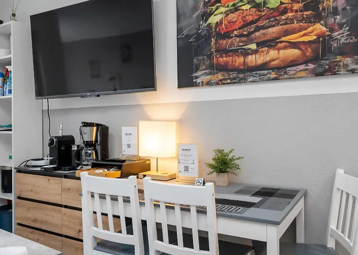 Messe, Monteure, Budget - Einfache Komfortable 2 Personen Apartment